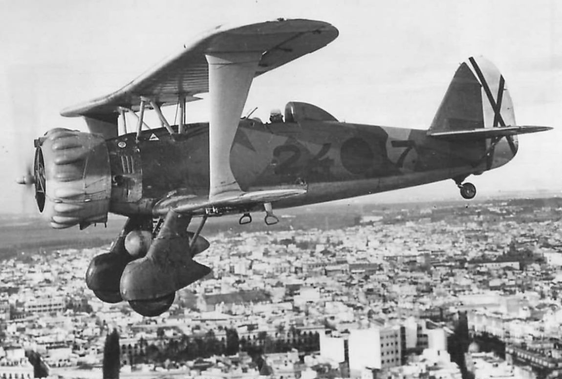 Henschel Hs-123A of the Spanish AF.