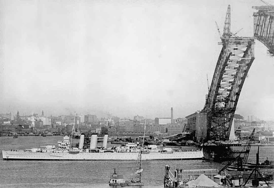 HMAS Australia heavy cruiser, 1932