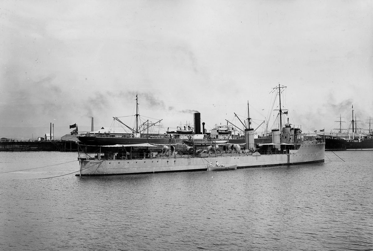 HMAS Parramatta (I), a River-class torpedo-boat destroyer, 1910