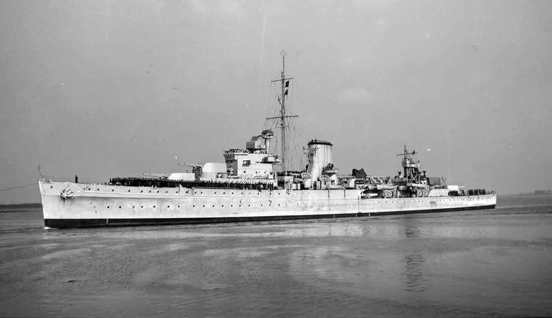 HMS Ajax, 1940