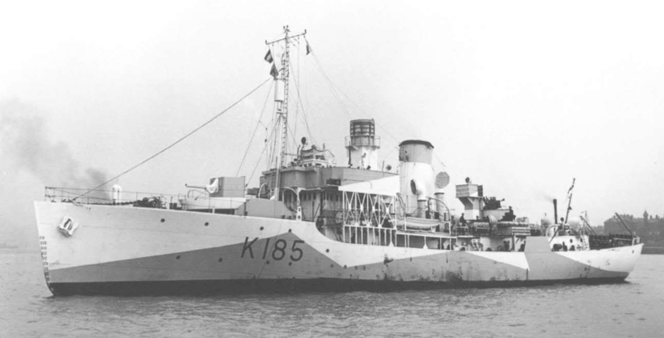 HMS Alisma K185, Flower-class corvette (1)