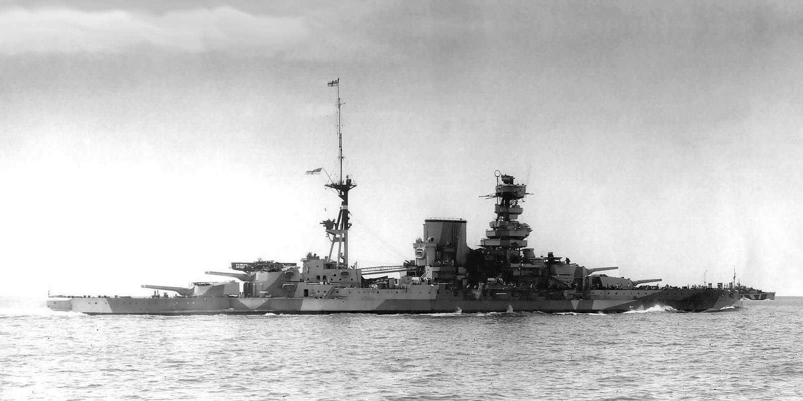 HMS Barham, a Queen Elizabeth-class battleship in 1941