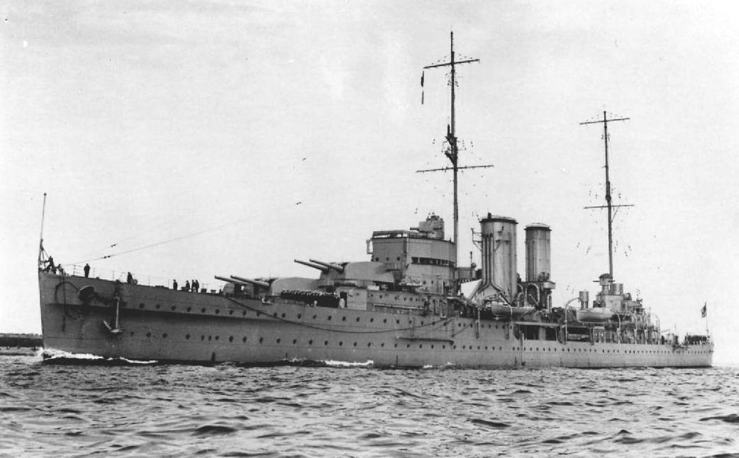HMS Exeter heavy cruiser