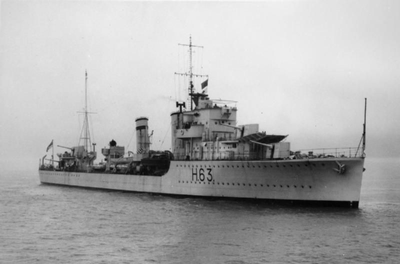 HMS Gipsy, H63