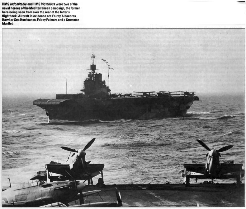 HMS Indomitable + HMS Victorious in the Med