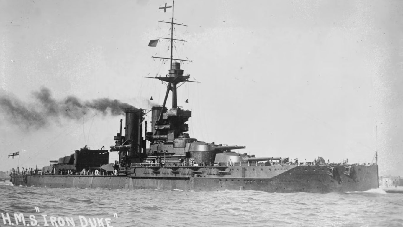 HMS Iron Duke battleship, 1916 (a)