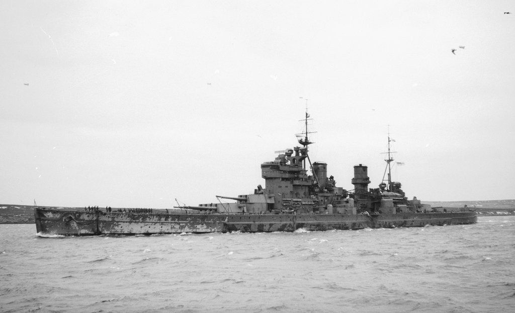 HMS King George V battleship, 1941