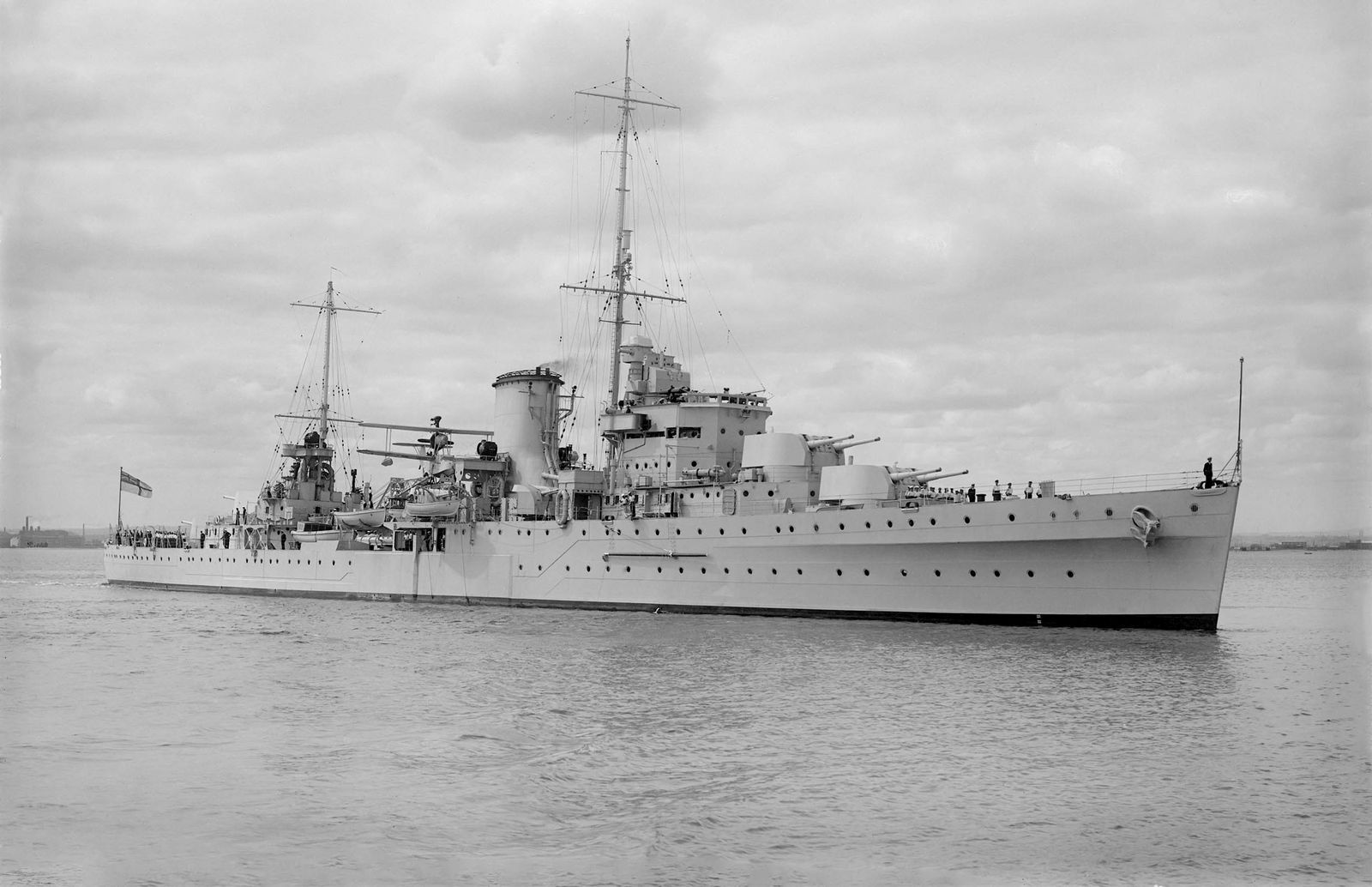 HMS Leander light cruiser