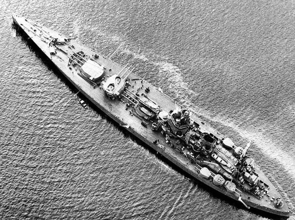 HMS Rodney in late 30'