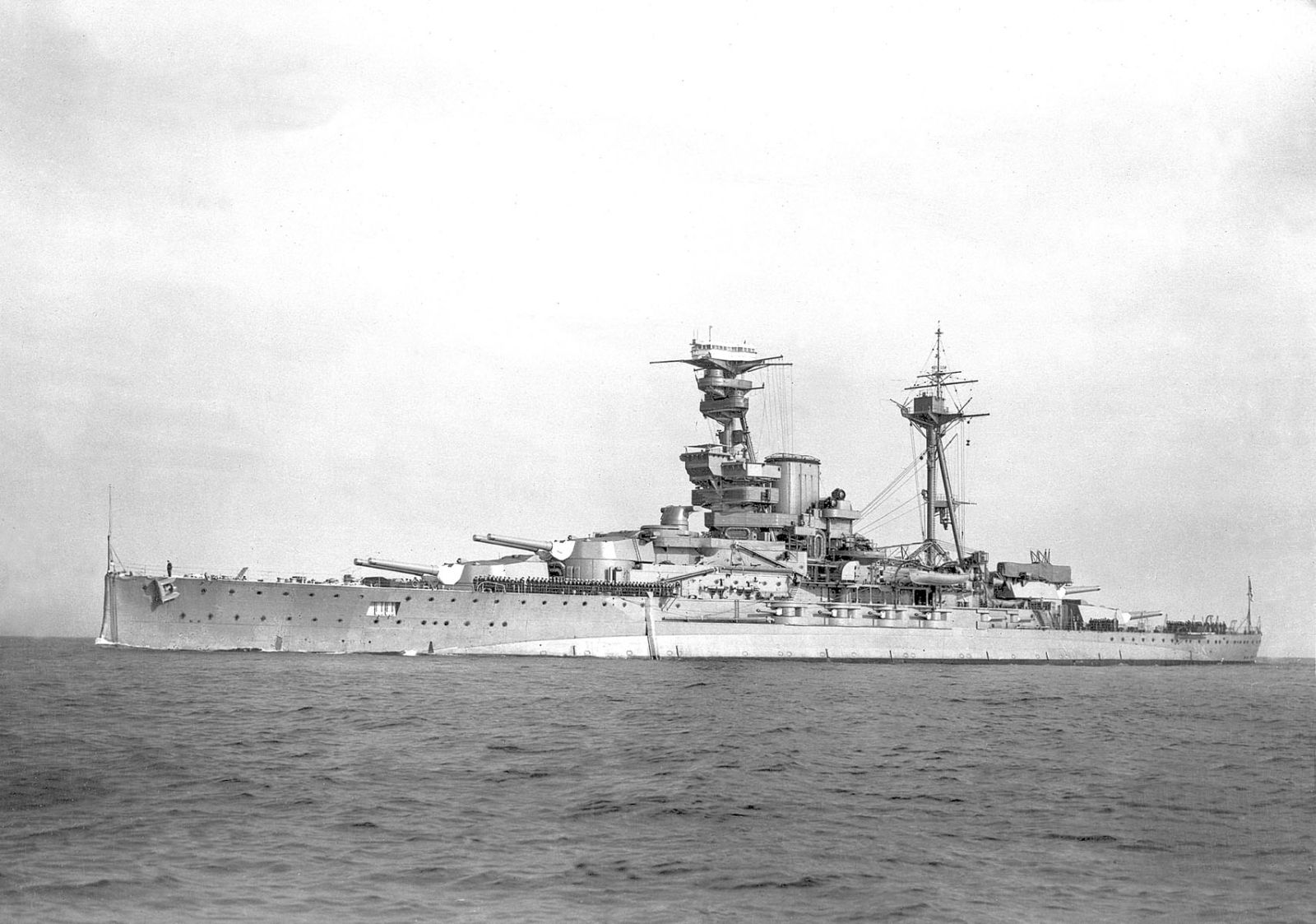 HMS Royal Oak, the Revenge-class battleships, 1936