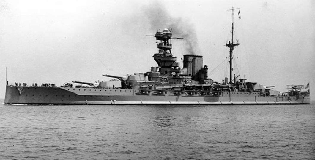 HMS Valiant, a Queen Elizabeth-class battleship