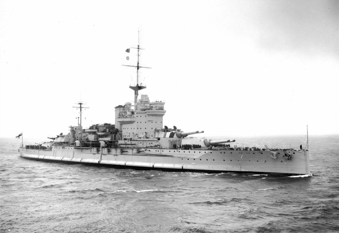 HMS Warspite, a Queen Elizabeth-class battleship (3)