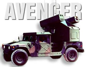 Humvee Avenger SAMs