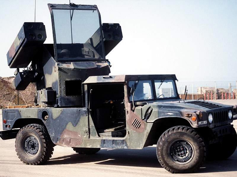 Humvee Avenger SAMs