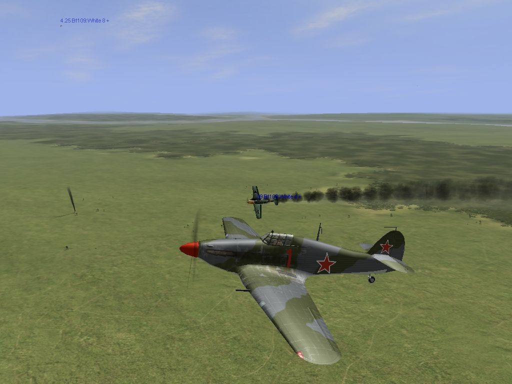 Hurricane vs. Bf109E