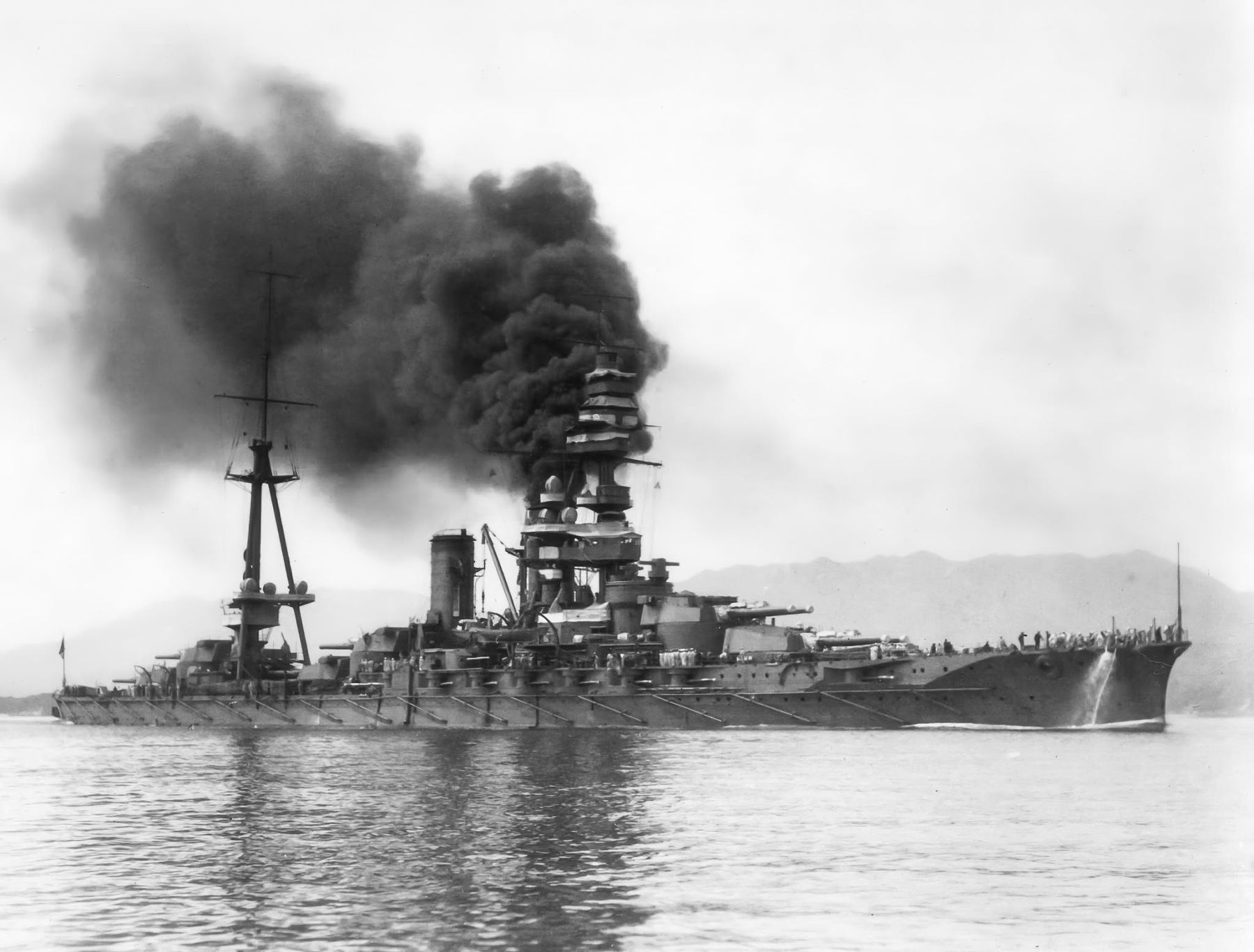 IJN Ise battleship, 1927