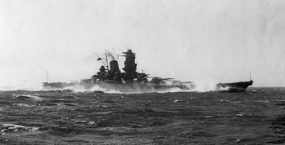 IJN Yamato battleship during trials, 1941 (2)