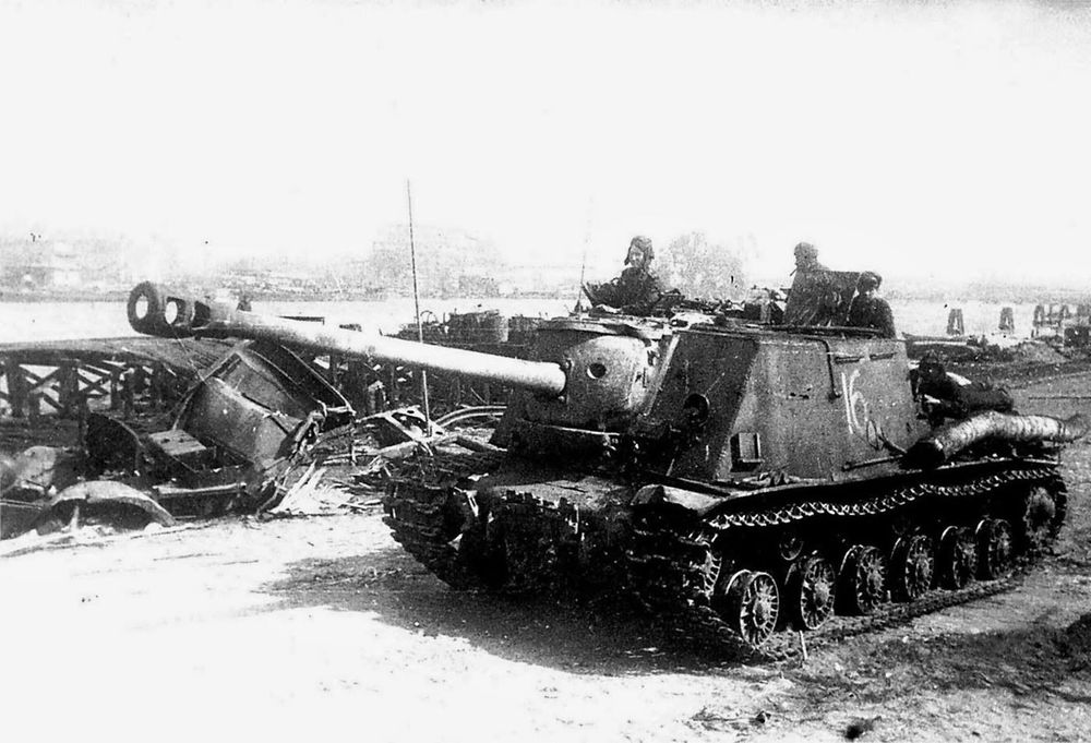 ISU-122S, the 3rd Belorussian Front, 1945