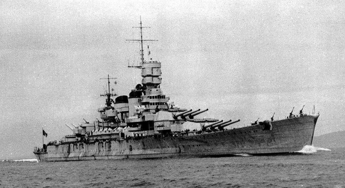 Italian battleship Roma, 1940 (1)