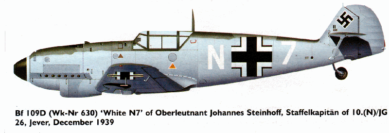 J Steinhoffs Bf109D