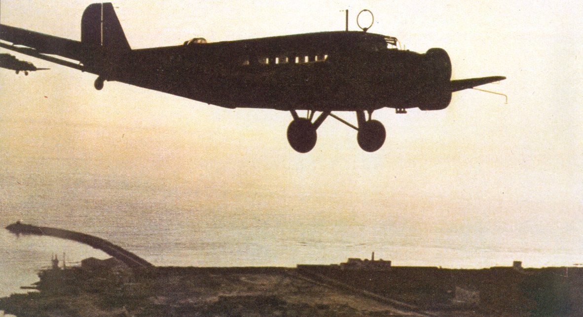 Ju-52 at dusk.