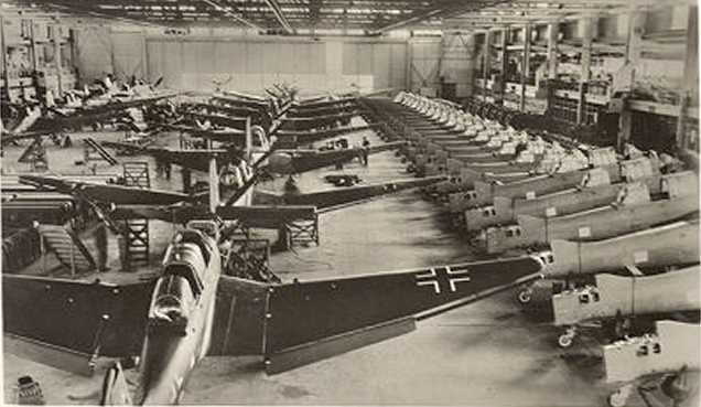 Ju 87 Assembly line
