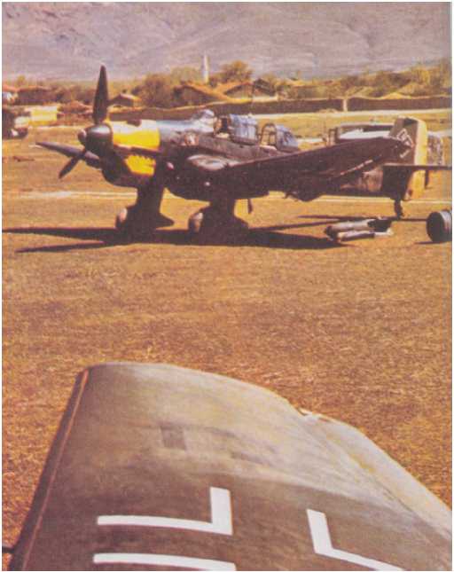 Ju-87 at rest.