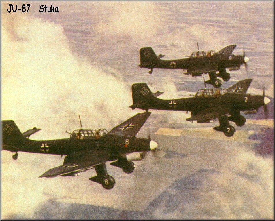 Ju-87 in formation