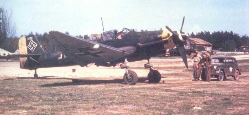 Ju-87 just after capture