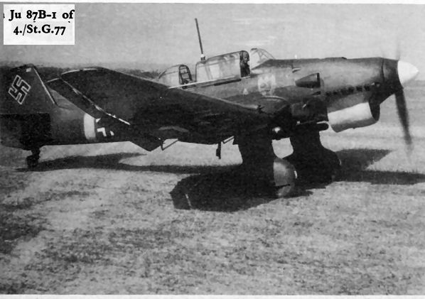 Ju87B-1 4 StG 77