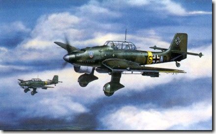 Junkers Ju 87 B-2 Stuka by Jerry Crandall