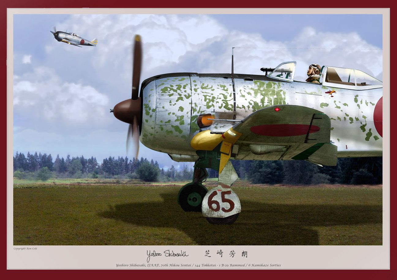 Kamikaze Pilot Ki-44 "Tojo" - signed by Kamikaze survivor