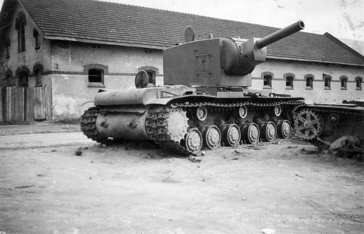 KV-2 heavy tank captured near Lvov, 1941