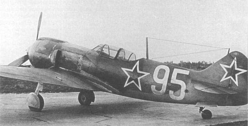 La-5FN White 95, russian front