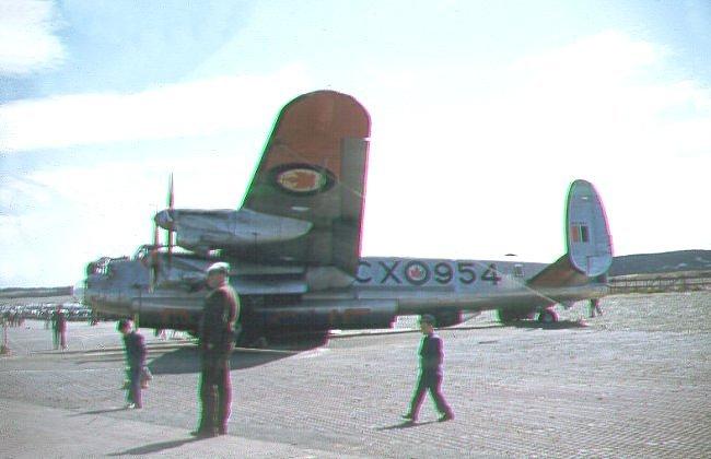 Lancaster 10MP prang, RCAF Torbay, 1954