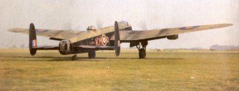 Lancaster at its Waddington base, U.K.