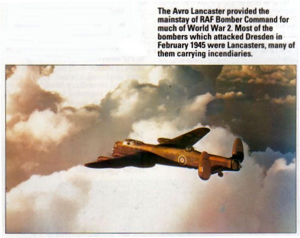 Lancaster in flight