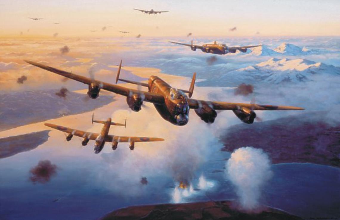 Lancaster, Post Tirpitz by Nicholas Trudgian Large!!