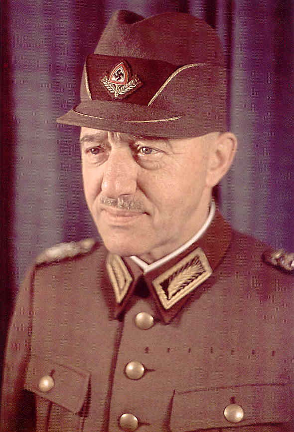 Leader of the Reich Work Service Konstantin Hierl