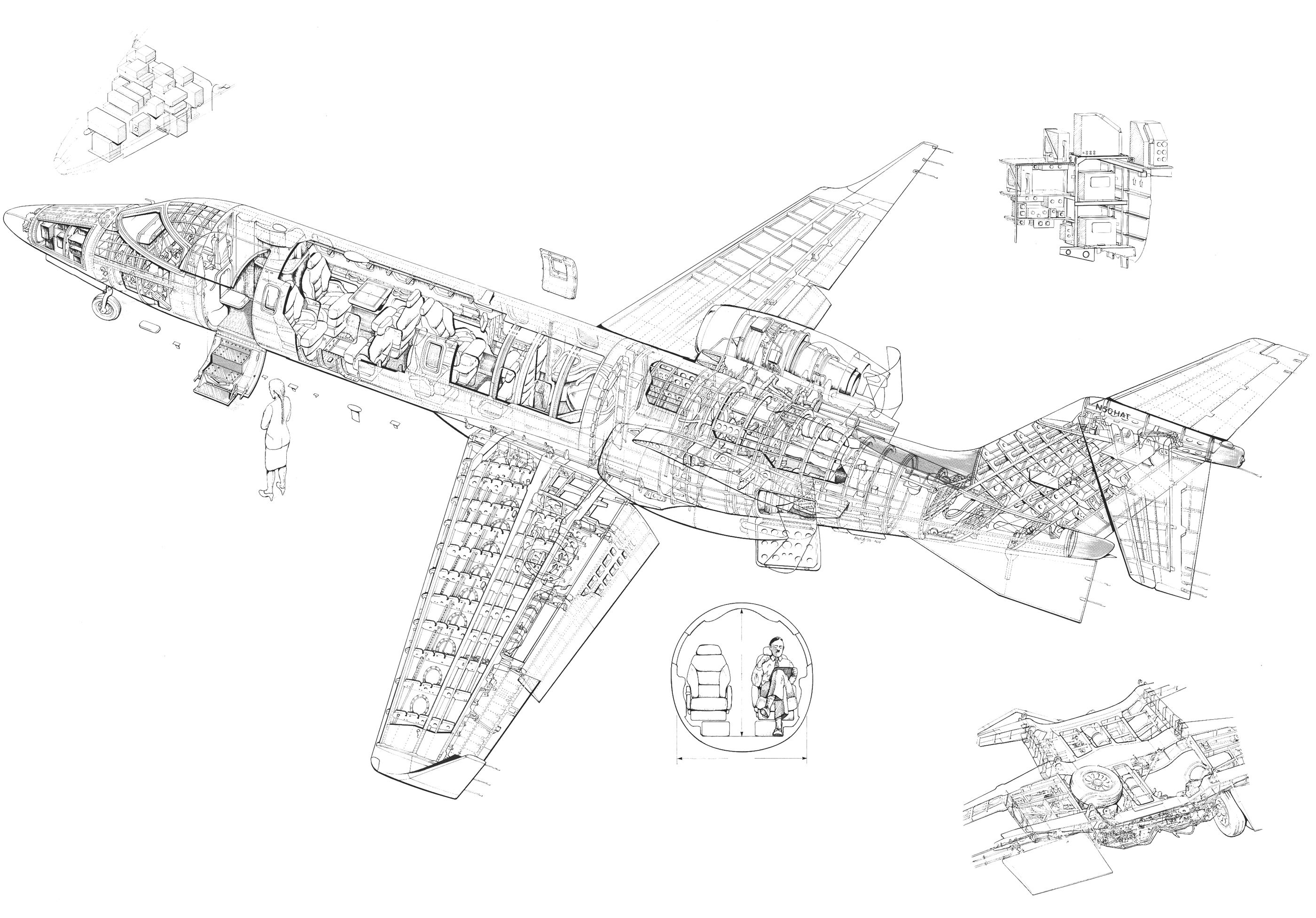 learjet-45-dimensions