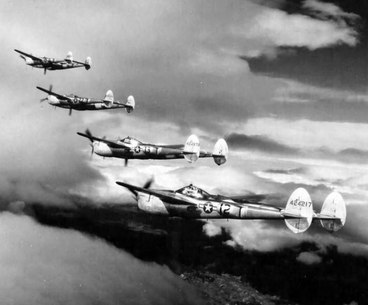 Lockheed P-38 Lightening, serial 42-4217