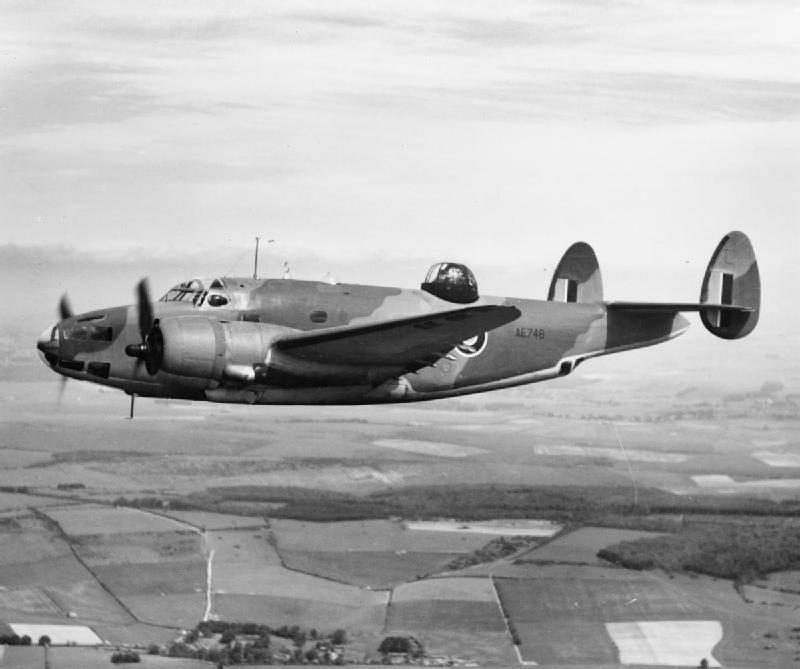 Lockheed Ventura Mk I, AE748, the Empire Central Flying School at Hullavington, Great Britain