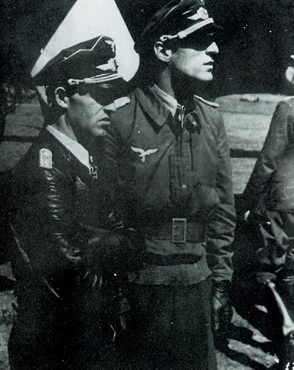 Luftwaffe JG 11 aces Anton Hackl (1915-1984) and Anton Mader (1913-1984)