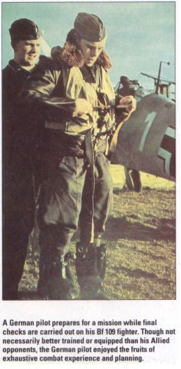 Luftwaffe pilot readies himself for a mission