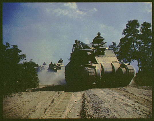 M-3 column advancing