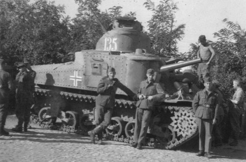 M3 Lee Grant captured by Germans