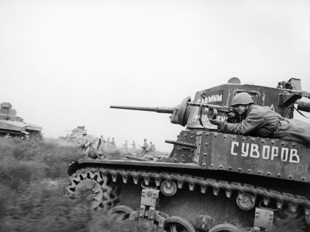 M3 Stuart. Stalingrad 1942.