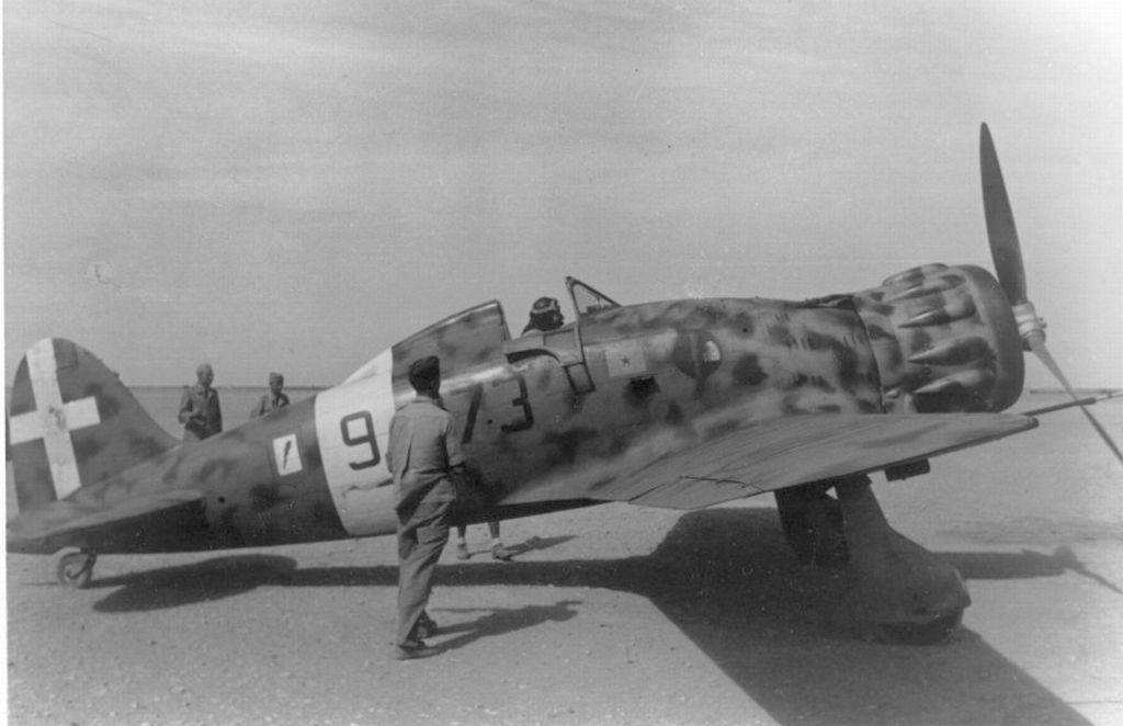 Macchi MC.200 Saetta, 373° Squadriglia, 153° Gruppo, no.373-9, Libya1941 (1)