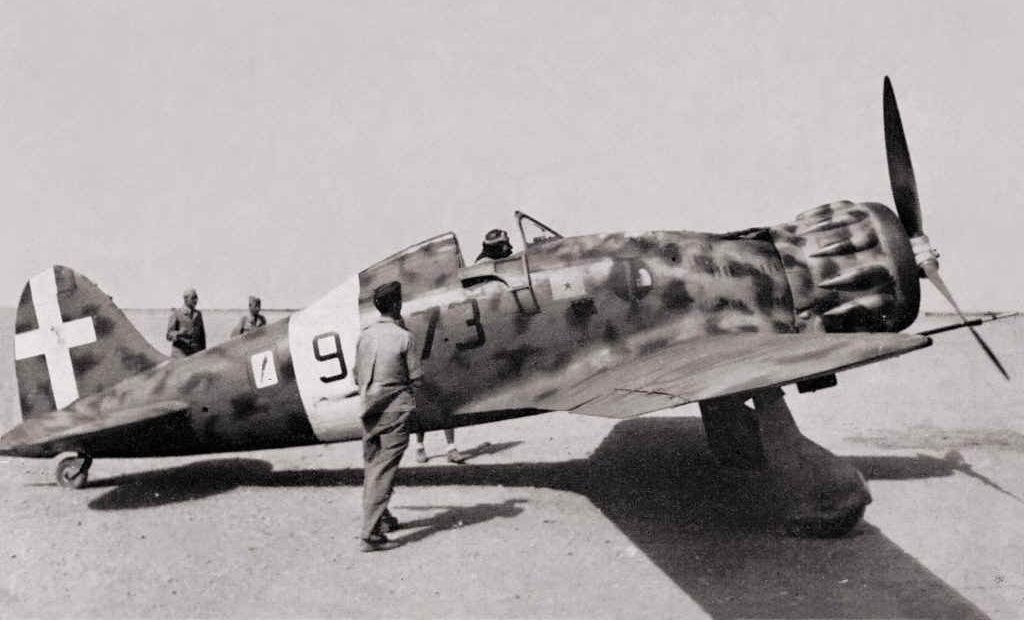 Macchi MC.200 Saetta, 373° Squadriglia, 153° Gruppo, no.373-9, Libya1941 (2)