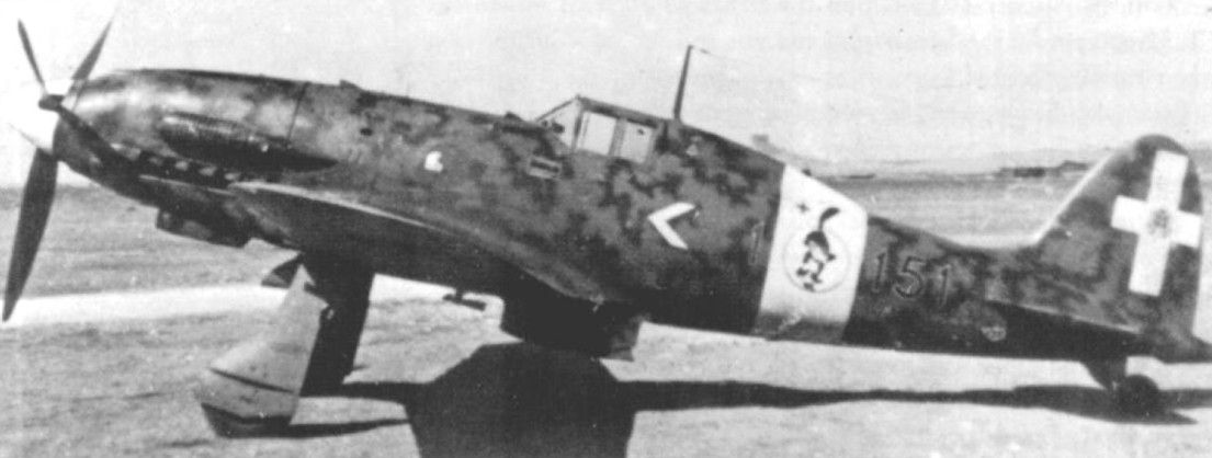 Macchi MC.202 Folgore, 151° Squadrigli, no.151-1, 1942